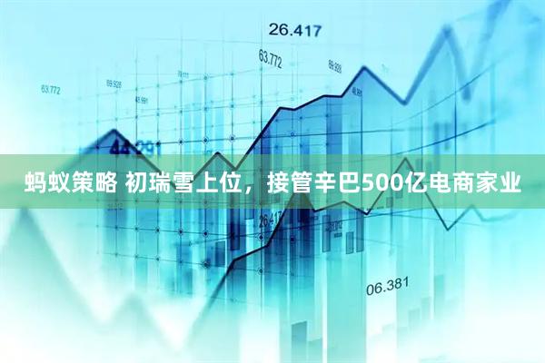 蚂蚁策略 初瑞雪上位，接管辛巴500亿电商家业